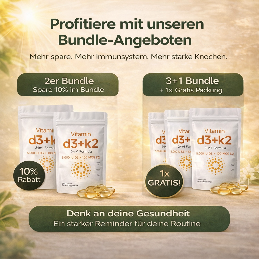 Vitamin D3 + K2 - 5000 IE