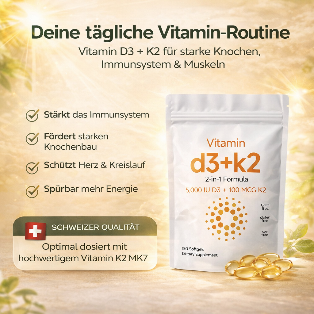Vitamin D3 + K2 - 5000 IE