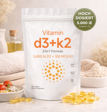 Vitamin D3 + K2 - 5000 IE